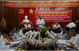 Tổ công tác của Thủ tướng Chính phủ làm việc tại Bình Phước 